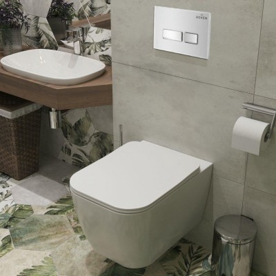 Комплект инсталляции Roxen StounFix Slim 634687 белый фото 7