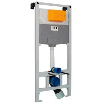 Комплект инсталляции Oli 120 Plus 099949 + подвесной унитаз Creavit Free + кнопка смыва IPLATE 670001