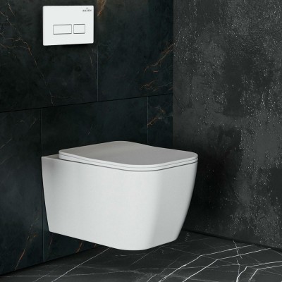Комплект инсталляции Roxen StounFix Slim 571468 клавиша белый глянцевый фото 8