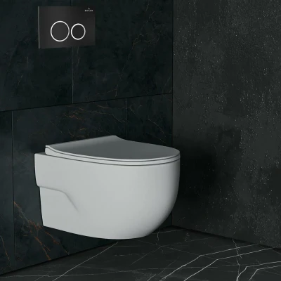 Комплект инсталляции Roxen StounFix Slim 507542 клавиша черная