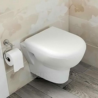 Унитаз подвесной Vitra Zentrum в комплекте с инсталляцией Grohe Rapid SL и сиденьем для унитаза Lucy New 38772001+5795B003-0075+801-003 фото 5