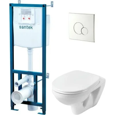 Унитаз подвесной с инсталляцией Santek Бореаль Пэк 1WH501544 Унитаз подвесной с инсталляцией Santek Бореаль Пэк 1WH501544