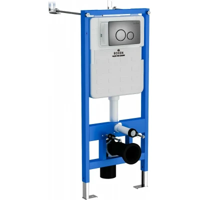 Комплект инсталляции Roxen StounFix Slim 632475 клавиша оружейная сталь