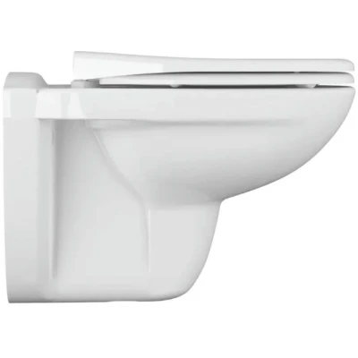 Унитаз подвесной Vitra Normus L-box 9773B003-7206 инсталляция с клавишей и унитазом