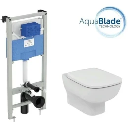 Инсталляция с унитазом Ideal Standard Esedra Aquablade T386401