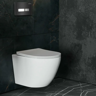 Комплект инсталляции Roxen StounFix Slim 642915 клавиша черная