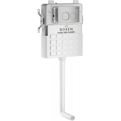 Комплект инсталляции Roxen Attach 915079 3в1 клавиша хром глянцевый