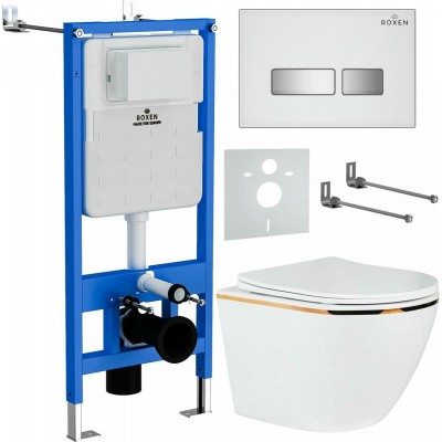 Купить Комплект инсталляции Roxen StounFix Slim 904965 клавиша белый 