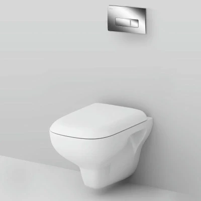 Инсталляция Am.Pm Like IS48051.801700 с безободковым унитазом Like FlashClean, клавиша Pro M Инсталляция Am.Pm Like IS48051.801700 с безободковым унитазом Like FlashClean, клавиша Pro M