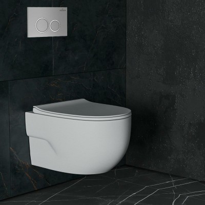 Комплект инсталляции Roxen StounFix Slim 531880 6в1 клавиша хром фото 6