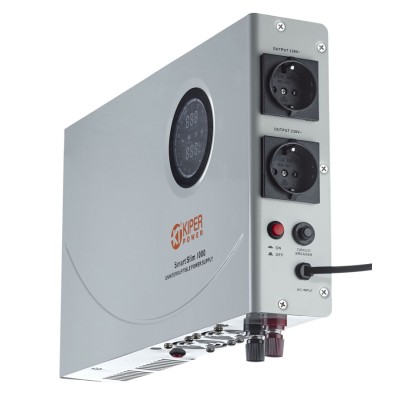 ИБП Kiper Power Smart Slim 1000 (1000VA/600W) - гарантия до 5 лет фото 2 ИБП Kiper Power Smart Slim 1000 (1000VA/600W) фото 2