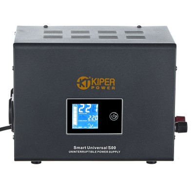 ИБП Kiper Power Smart Universal 500 (500VA/300W) - гарантия до 5 лет фото 1 ИБП Kiper Power Smart Universal 500 (500VA/300W) фото 1