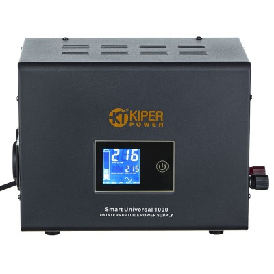 ИБП Kiper Power Smart Universal 1000 (1000VA/600W) - гарантия до 5 лет фото 1 ИБП Kiper Power Smart Universal 1000 (1000VA/600W) фото 1