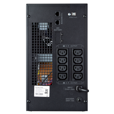 ИБП Kiper Power SmartPro 3000 Gen1 IEC (3000VA/2400W) - гарантия до 5 лет фото 1 ИБП Kiper Power SmartPro 3000 Gen1 IEC (3000VA/2400W) фото 1