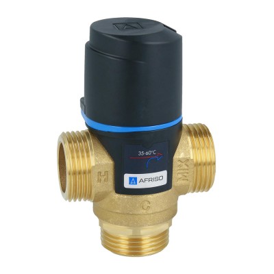 Термостатический смесительный клапан Afriso ATM 363 1"НР (35-60°С) арт. 12 363 10 - гарантия до 5 лет фото 10 Термостатический смесительный клапан Afriso ATM 363 1"НР (35-60°С) арт. 12 363 10 фото 10