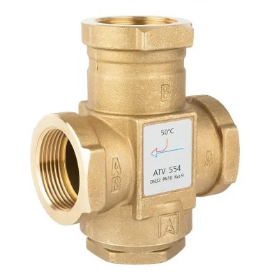 Купить Термический 3-ходовой клапан Afriso ATV 554 1 1/4"ВР (50°С) арт. 16 554 10 в магазине Mirkotlov.by (Мир Котлов) - отличное качество. Купить Термический 3-ходовой клапан Afriso ATV 554 1 1/4"ВР (50°С) арт. 16 554 10