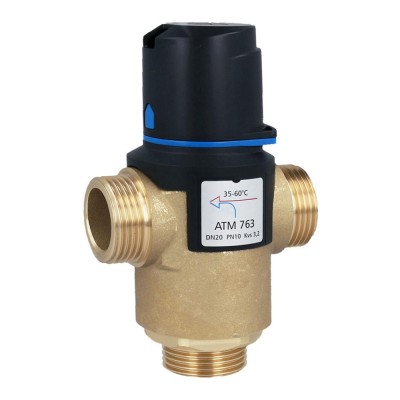 Купить Термостатический смесительный клапан Afriso ATM 763 1"НР (35-60°С) арт. 12 763 10 в магазине Mirkotlov.by (Мир Котлов) - отличное качество. Купить Термостатический смесительный клапан Afriso ATM 763 1"НР (35-60°С) арт. 12 763 10