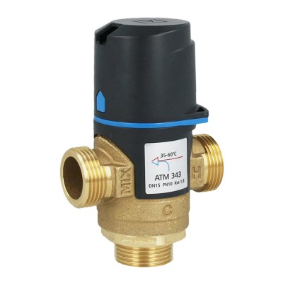 Термостатический смесительный клапан Afriso ATM 343 3/4"НР (35-60°С) арт. 12 343 10 - гарантия до 5 лет фото 10 Термостатический смесительный клапан Afriso ATM 343 3/4"НР (35-60°С) арт. 12 343 10 фото 10