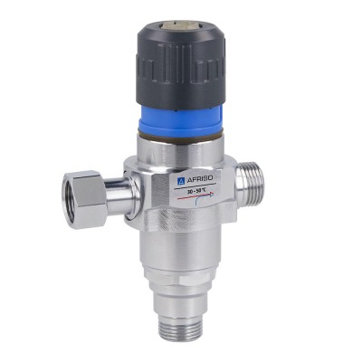 Купить Термостатический клапан для умывальника Afriso ATM 112 3/8"НР арт. 12 112 00 в магазине Mirkotlov.by (Мир Котлов) - отличное качество. Купить Термостатический клапан для умывальника Afriso ATM 112 3/8"НР арт. 12 112 00