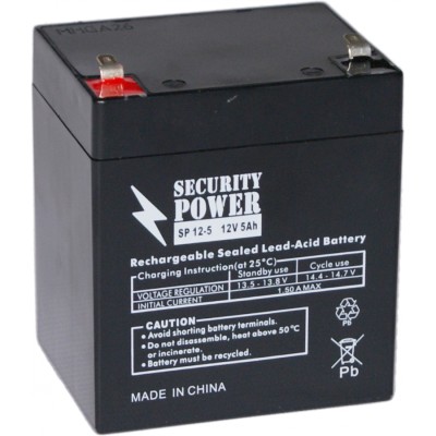 Купить Аккумуляторная батарея Security Power SP 12-5 F2 12V/5Ah 
