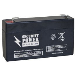 Аккумуляторная батарея Security Power SP 6-1,3 F1 6V/1.3Ah
