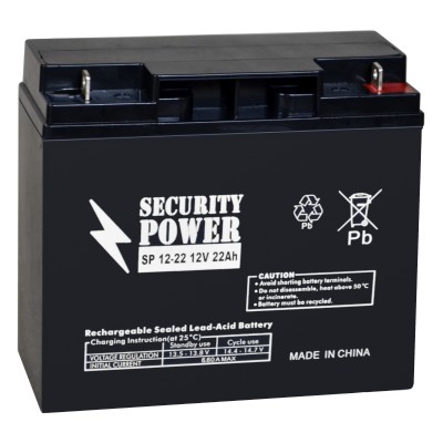 Купить Аккумуляторная батарея Security Power SP 12-22 12V/22Ah в магазине Mirkotlov.by (Мир Котлов) - отличное качество. Купить Аккумуляторная батарея Security Power SP 12-22 12V/22Ah