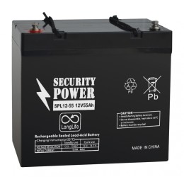 Аккумуляторная батарея Security Power SPL 12-55 12V/55Ah