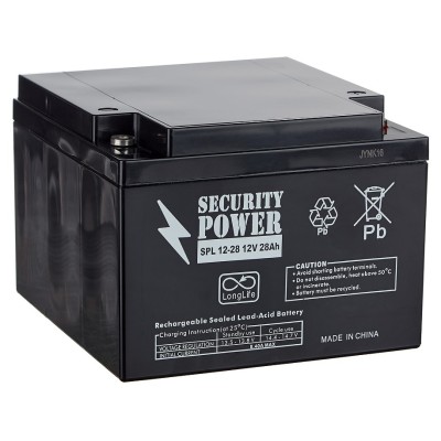 Купить Аккумуляторная батарея Security Power SPL 12-28 12V/28Ah в магазине Mirkotlov.by (Мир Котлов) - отличное качество. Купить Аккумуляторная батарея Security Power SPL 12-28 12V/28Ah