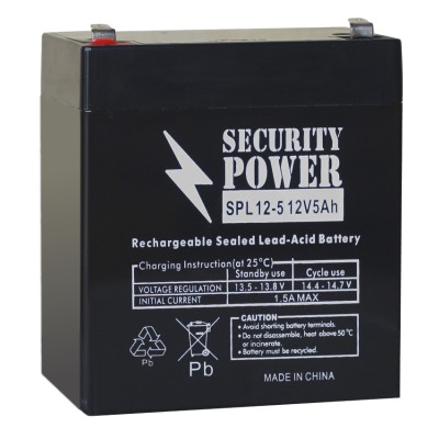 Купить Аккумуляторная батарея Security Power SPL 12-5 F2 12V/5Ah в магазине Mirkotlov.by (Мир Котлов) - отличное качество. Купить Аккумуляторная батарея Security Power SPL 12-5 F2 12V/5Ah