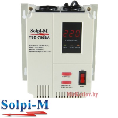 Купить Стабилизатор напряжения Solpi-M TSD-750ВА (для котла) 