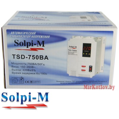Стабилизатор напряжения Solpi-M TSD-750ВА (для котла) фото 4