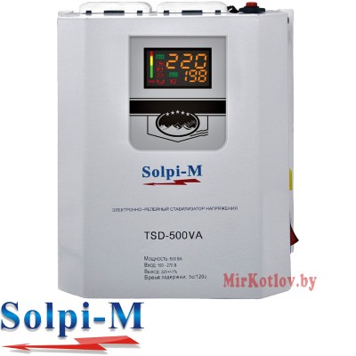 Купить Стабилизатор напряжения Solpi-M TSD-500ВА (для котла) 