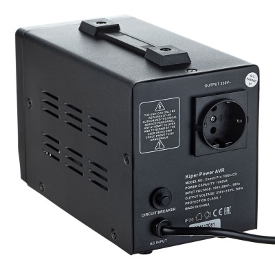 Стабилизатор напряжения Kiper Power Expert Pro 1000 LCD (1000VA/600W) - гарантия до 5 лет фото 2 Стабилизатор напряжения Kiper Power Expert Pro 1000 LCD (1000VA/600W) фото 2