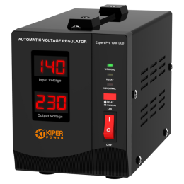 Стабилизатор напряжения Kiper Power Expert Pro 1000 LCD (1000VA/600W)