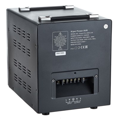 Стабилизатор напряжения Kiper Power Expert Pro 5000 LCD (5000VA/3000W) - гарантия до 5 лет фото 3 Стабилизатор напряжения Kiper Power Expert Pro 5000 LCD (5000VA/3000W) фото 3