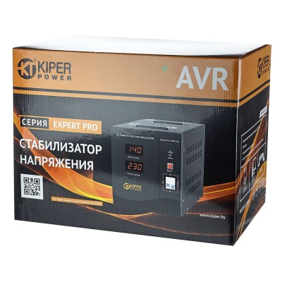 Стабилизатор напряжения Kiper Power Expert Pro 10000 LCD (10000VA/6000W) - гарантия до 5 лет фото 4 Стабилизатор напряжения Kiper Power Expert Pro 10000 LCD (10000VA/6000W) фото 4