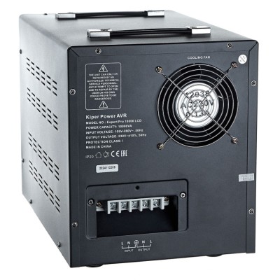 Стабилизатор напряжения Kiper Power Expert Pro 10000 LCD (10000VA/6000W) - гарантия до 5 лет фото 2 Стабилизатор напряжения Kiper Power Expert Pro 10000 LCD (10000VA/6000W) фото 2