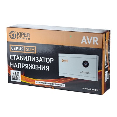 Стабилизатор напряжения Kiper Power Slim 3000 LCD (3000VA/1800W) - гарантия до 5 лет фото 4 Стабилизатор напряжения Kiper Power Slim 3000 LCD (3000VA/1800W) фото 4