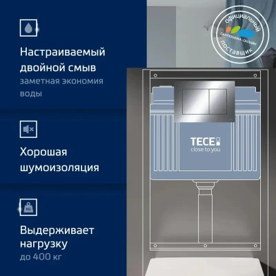 Инсталляция для унитаза TECEbasekit 9400412 Инсталляция для унитаза TECEbasekit 9400412