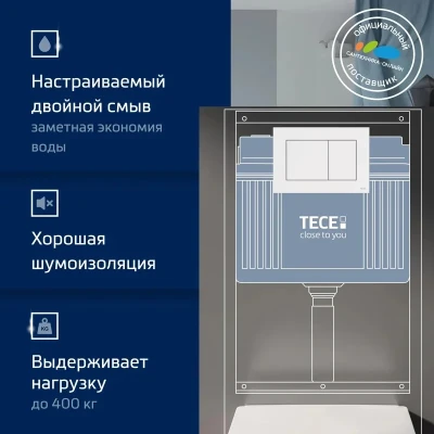 Инсталляция для унитаза TECEbasekit 9400413 Инсталляция для унитаза TECEbasekit 9400413