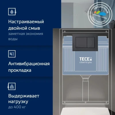 Инсталляция для унитаза TECEbasekit 9400414 Инсталляция для унитаза TECEbasekit 9400414