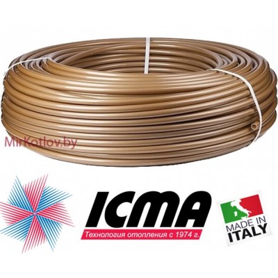 Купить Труба из сшитого полиэтилена ICMA Gold PE-Xа/EVOH 16x2.0 (Италия) 