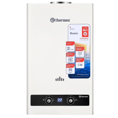 Купить Газовая колонка THERMEX BASIC B 20 D в магазине Mirkotlov.by (Мир Котлов) - отличное качество. Купить Газовая колонка THERMEX BASIC B 20 D