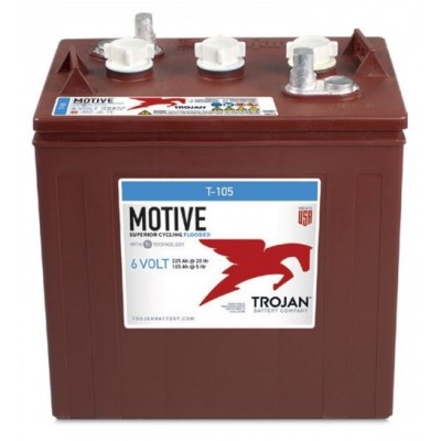 Купить Аккумуляторная батарея тяговая Trojan T-105 6V/225Ah 