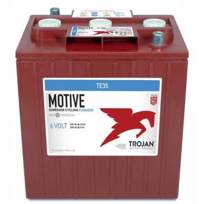 Купить Аккумуляторная батарея тяговая Trojan TE35 6V/245Ah в магазине Mirkotlov.by (Мир Котлов) - отличное качество. Купить Аккумуляторная батарея тяговая Trojan TE35 6V/245Ah