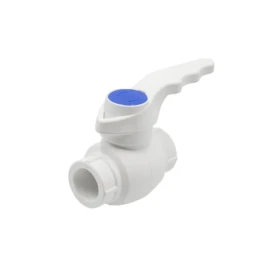 Кран шаровый 20 ПП белый EVER PLAST