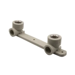 Угол комб. вн 20х1/2'' с креплением двойной серый EVER PLAST