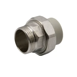 Муфта комб. разъемная, нар 25Х1'' серая EVER PLAST