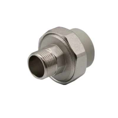 Муфта комб. разъемная, нар 32Х3/4'' серая EVER PLAST