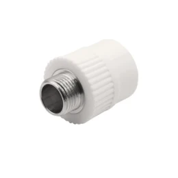 Муфта комбинированная наружная резьба 25х1/2" белый EVER PLAST